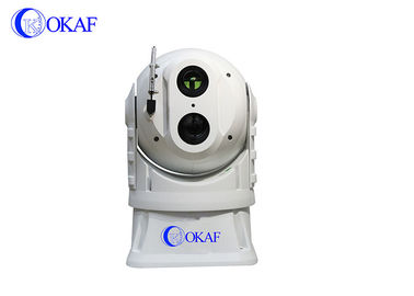 Macchina fotografica impermeabile del termale PTZ, videocamere di sicurezza del CCTV di registrazione di immagini termiche 360 gradi